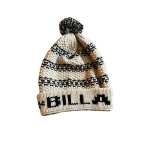 Billabong Beanie with Puff - Cream/Black